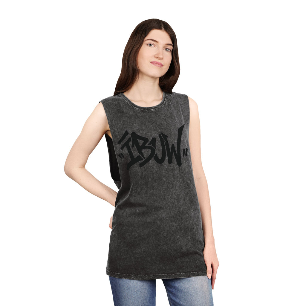 Tank Top Graffiti Stonewash