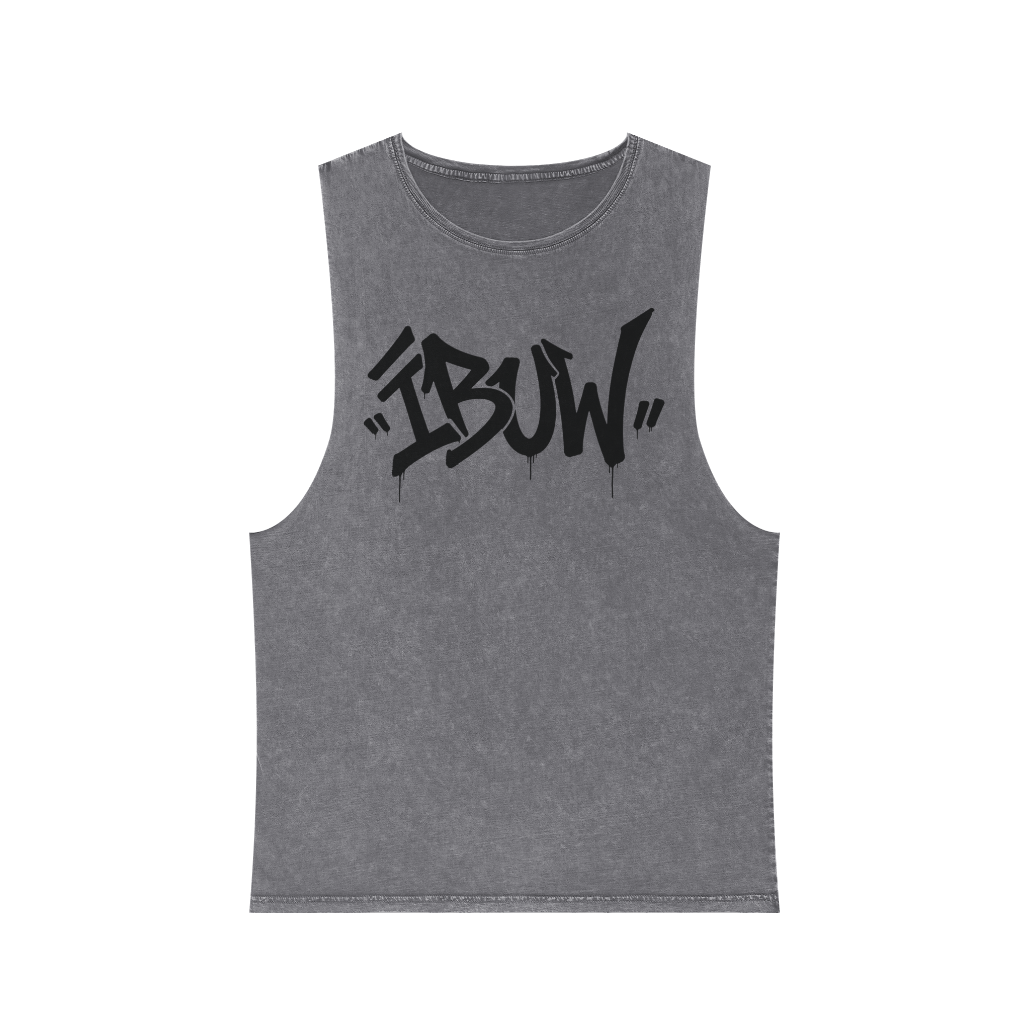 Tank Top Graffiti Stonewash