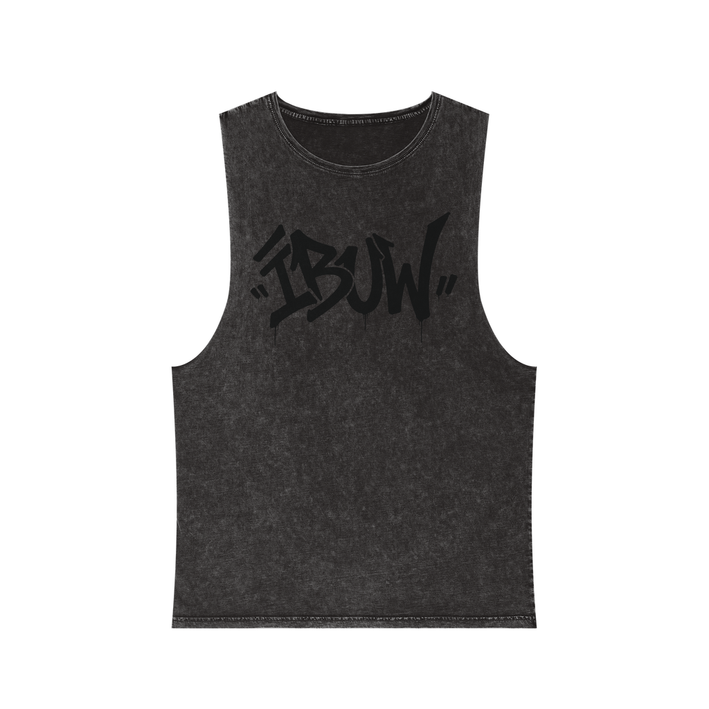 Tank Top Graffiti Stonewash