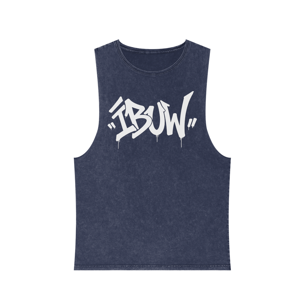 Tank Top Graffiti Stonewash