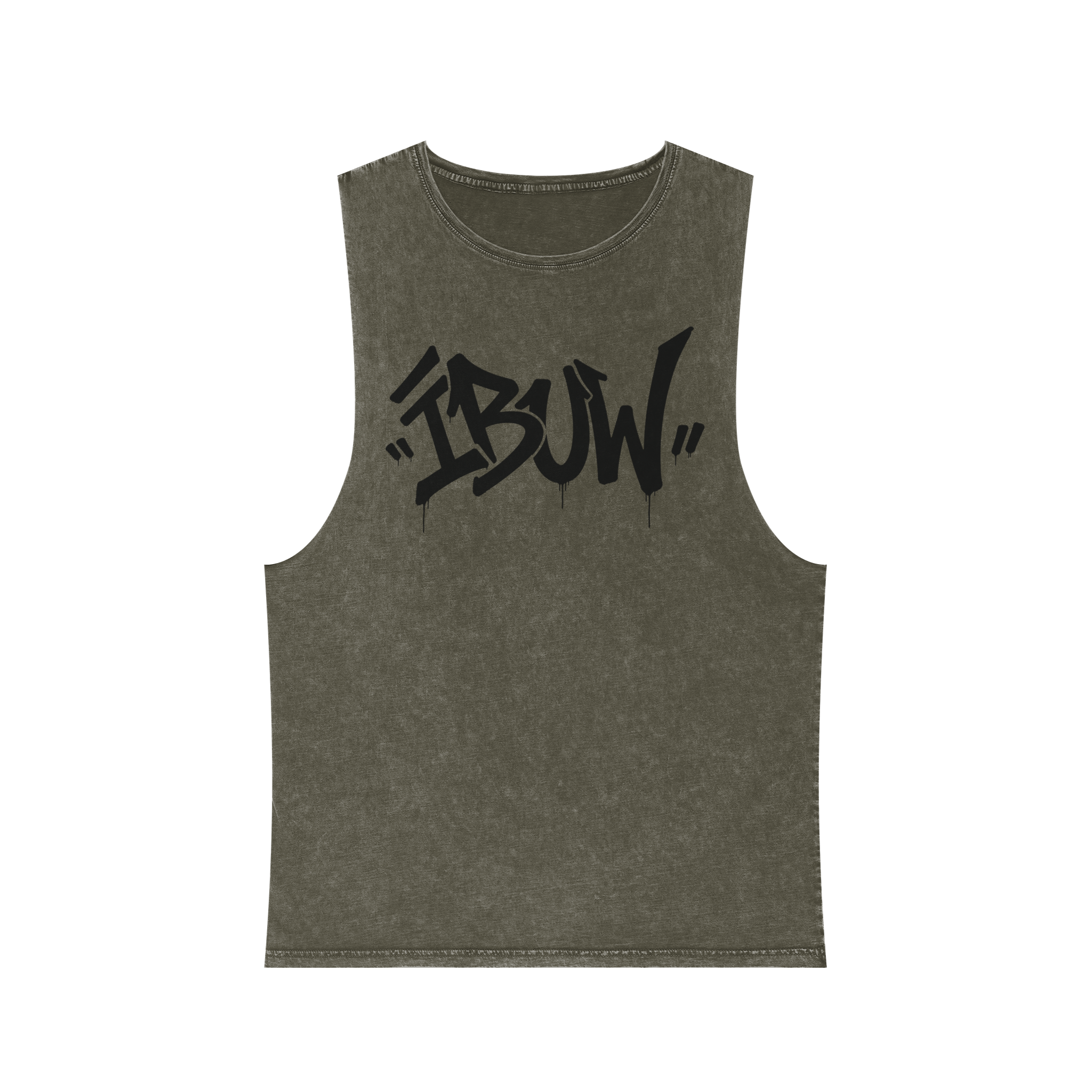 Tank Top Graffiti Stonewash