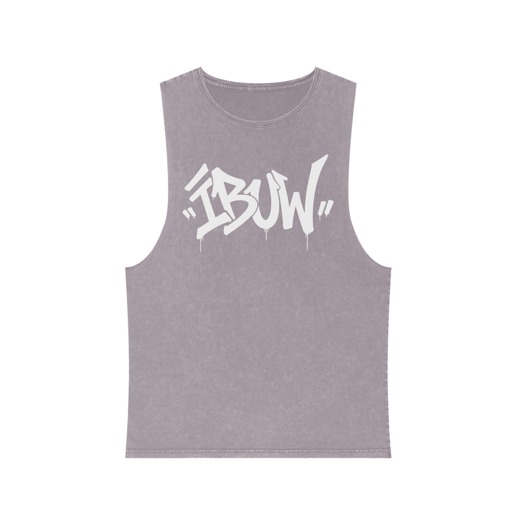 Tank Top Graffiti Stonewash